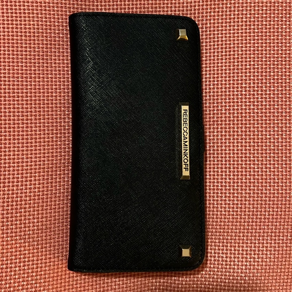 Rebecca Minkoff black wallet. Gently used.